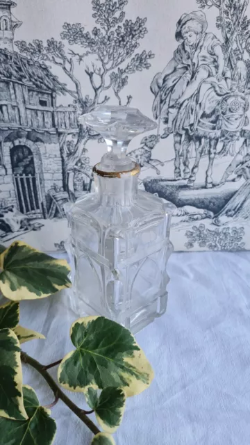 Ancienne Carafe En Cristal Napoleon Iii