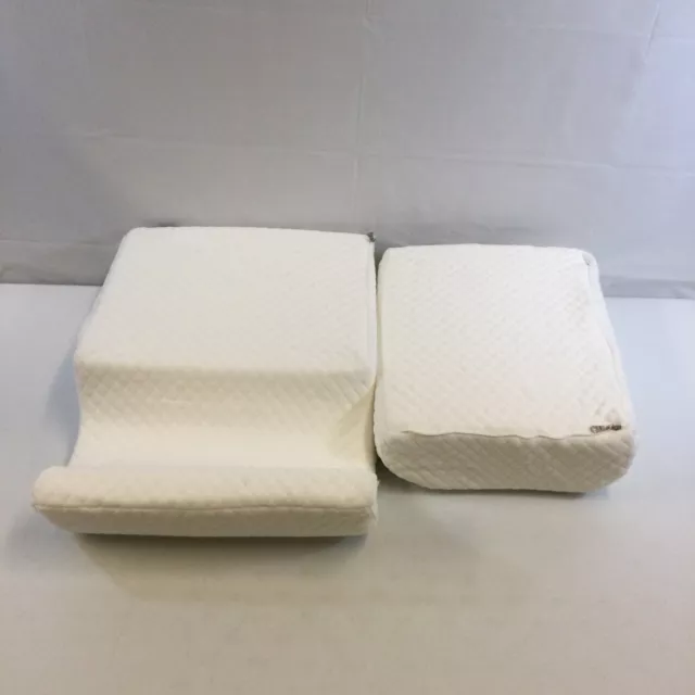 Homca White Memory Foam Cuddle Pillow For Couples Size 28 x 19 x 4.72 in Used