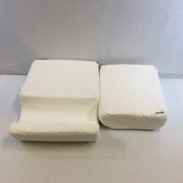 Homca White Memory Foam Cuddle Pillow For Couples Size 28 x 19 x 4.72 in Used