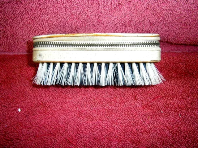 Vintage  German  Brush  And  Manicure  Set In Zip  Storage 2