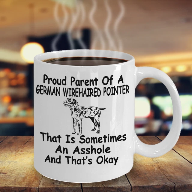 German Wirehaired Pointer,Deutsch Drahthaar,Vorstehhund,Drahthaar,Cup,GWP,Mug,2