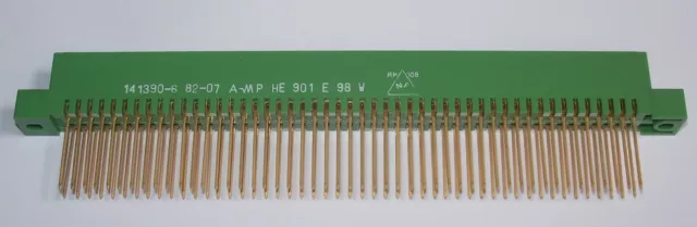 Connecteur encartable 2x49 points, pas 2,54mm, wire wrap AMP 1-41390-6 HE901E98V