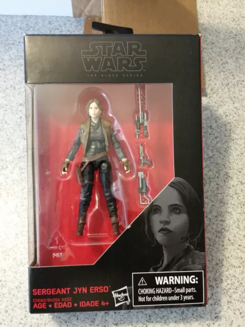 Star Wars, 2016 The Black Series, Sergeant Jyn Erso (Rogue One) 3.75 Inches