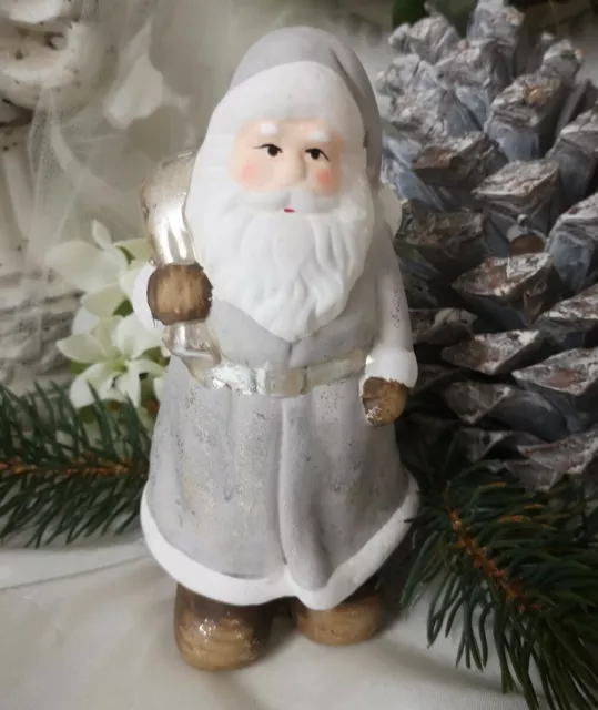 Déco Cheval à Bascule Avec Père Noël Vintage Noël Shabby