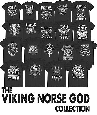 Da Uomo Viking Norreno Dio Valhalla T Shirt Novità Collezione T-Shirt Regalo Per Lui