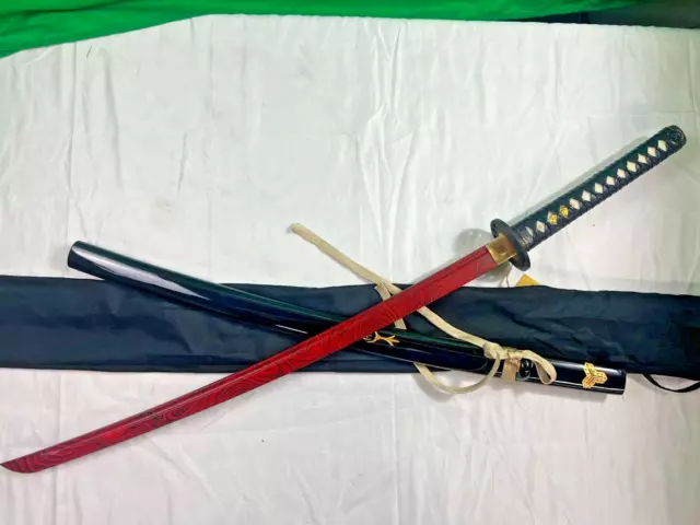 41" Kill Bill Hattori Hanzo Bride Training Samurai Sword Katana Wooden Blade New