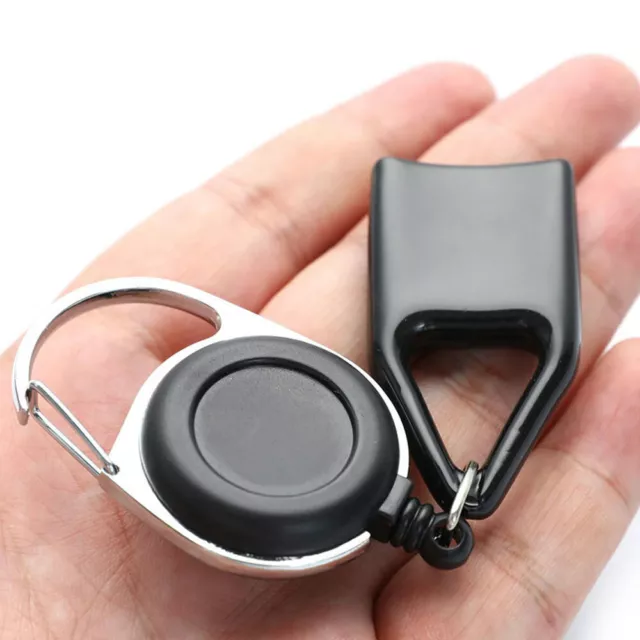 Retractable Silicone Keyring Car Keychain Lighter Leash Safety Clip Cover Case