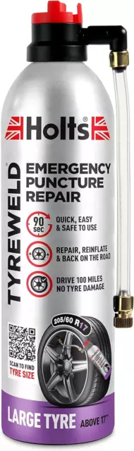Tyreweld Puncture Sealant 500Ml, Emergency Tyre Repair Foam, Car Puncture Repair
