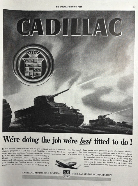 Cadillac, American, Automobiles, Advertising, Collectibles