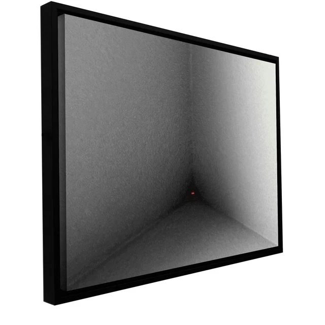 ArtWall Dean Uhlinger 'That Nagging Corner' Floater Framed  Small