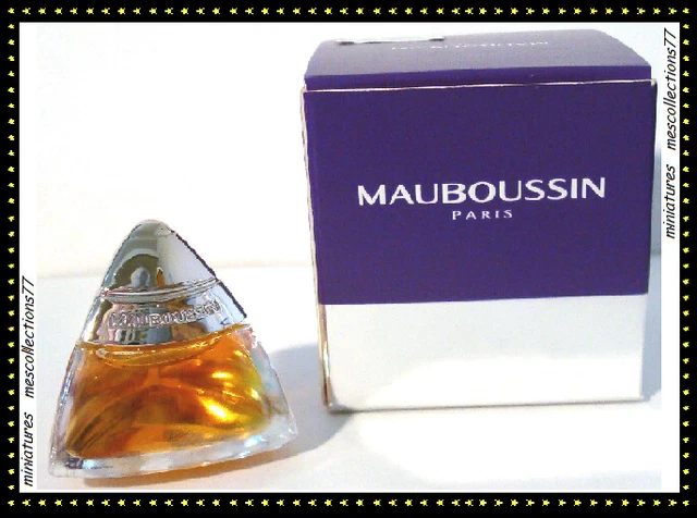 Miniature Eau De Parfum Mauboussin Pour Femme - Flacon Voyage 4ml - Neuf Sous Blister