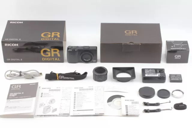 [Near Mint in Box] Ricoh GR Digital II 10.1MP Black Compact Camera from JAPAN 2
