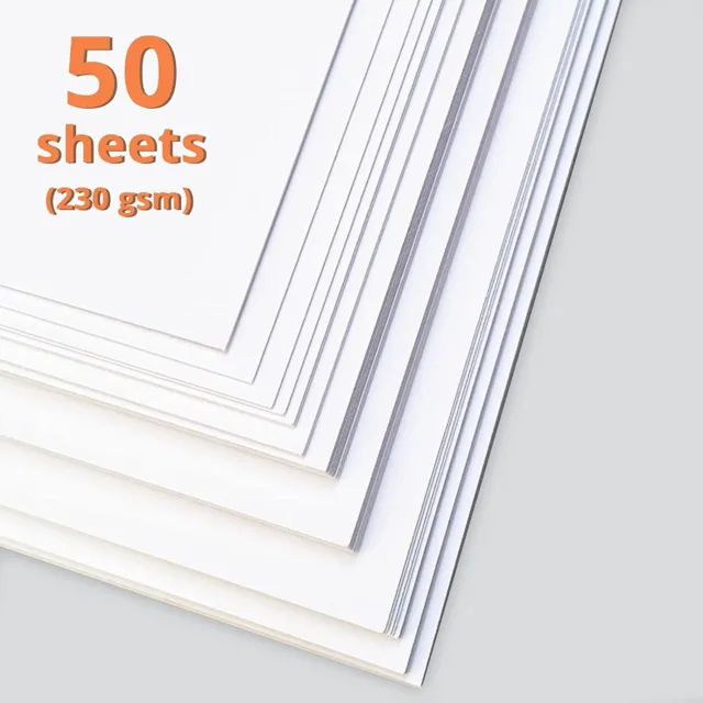 Paquete de papel de cartón HTVRONT 50PC 230 g para máquina Cricut álbum de recortes artesanía