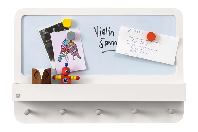 Tidy Books Kids Bulletin Board. Magnetic Dry Erase. White Wood Framed MSRP $71