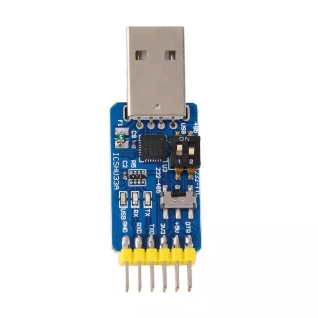 6 in 1 CP2102 Serial Module USB to TTL/RS232/RS485 TTL to RS232/RS485