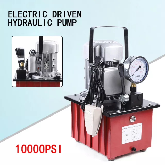 700Bar 750W Elektrische Elektrohydraulikpumpe Mit Manuelle Ventil Hydraulikpumpe