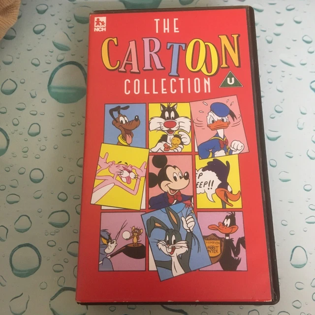 THE CARTOON COLLECTION, Disney VHS PAL Retro Donald Duck Tweetypie Pink