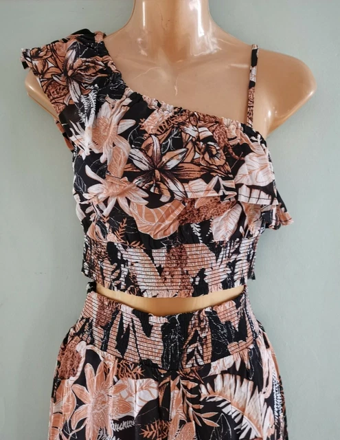 strapless open back dress Red Dress | Multi Floral Openwork Lace Detail Mini Dress