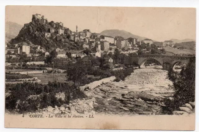 corte , la ville et la rivière