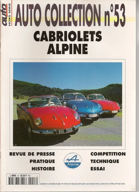 Alpine A108 Cabriolet : Quelques grammes de finesse
