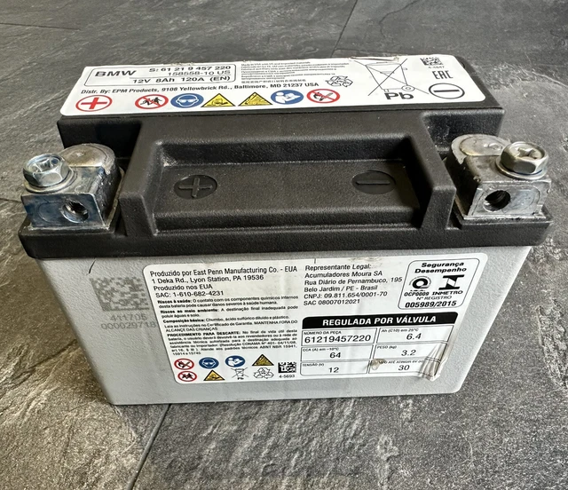 BMW S1000RR 2023 Original Battery 61219457220 20192022 Gen 4 OEM