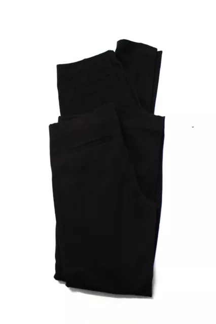 ECRU WOMEN'S PULL-ON Elastic Waist Straight Leg Pant Black Size M Lot 2 ...