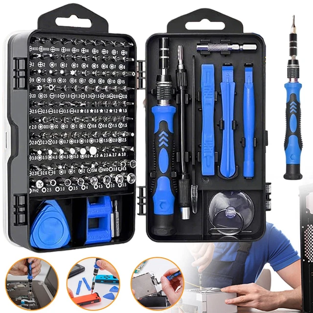 BGS DIY 21-teiliges Präzisions-Schraubendreher-Set – Mit Magnet-Haftschale & Bits Für Feinmechanik