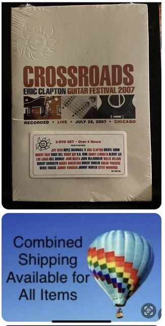 ERIC CLAPTON Crossroads Guitar Festival 2007 SEALED 2-DVD LIVE SET w/ JEFF BECK! ERIC CLAPTON Crossroads Guitar Festival 2007 SEALED 2-DVD LIVE SET w/ JEFF BECK!