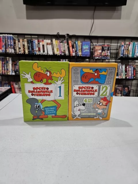 Rocky And Bullwinkle & Friends Complete Season 1-2 DVD Box Set 🇺🇸 SHIPPED