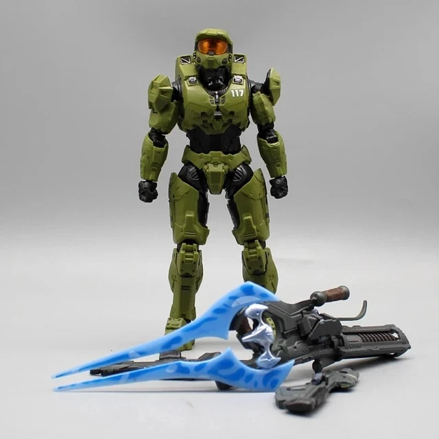Halo Infinite Master Chief 1:12 PVC Mjolnir Mark VI Action Figure Model Kit Toys