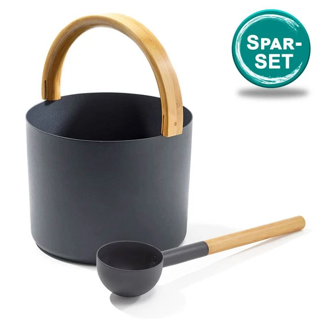 Banja Sauna Set Eukalyptus - 2x Quasten + Aufguss + Mentholkristalle