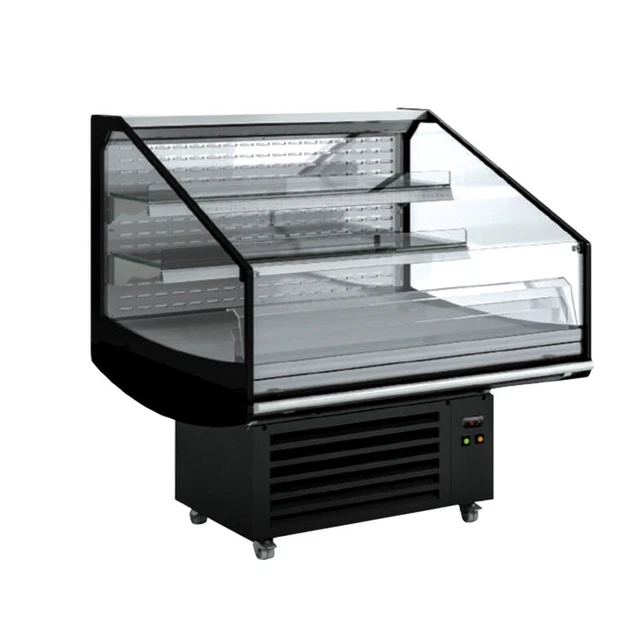 Kühltheke / Kühlinsel - 1,25m - 2 Ablagen - -1 ~ +7 °C | GGM Gastro