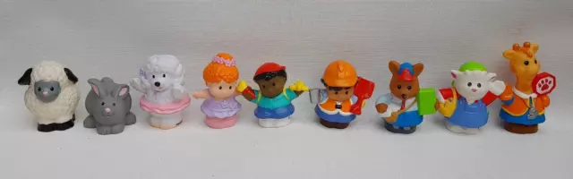 FISHER PRICE LITTLE PEOPLE ASSORTED FIGURES MIXED LOT x 9 - SET ONE