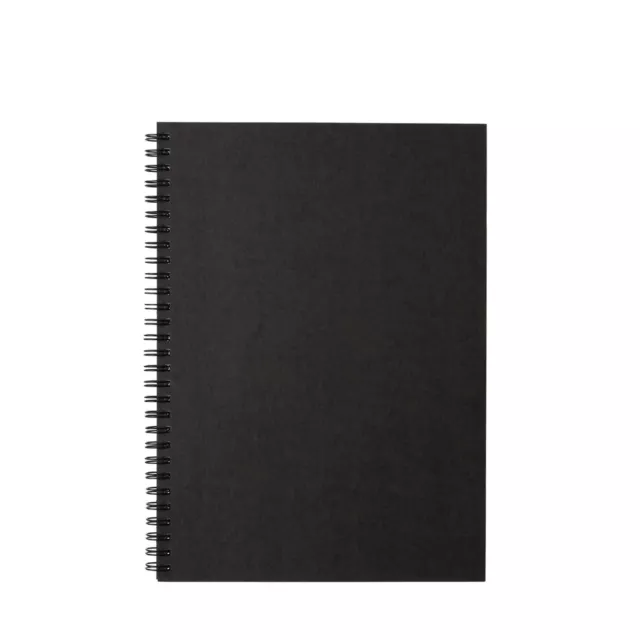 MUJI Double ring notebook Plain B6 Dark gray 80 sheets