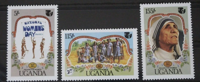 Uganda 445-447 postfrisch #WH813