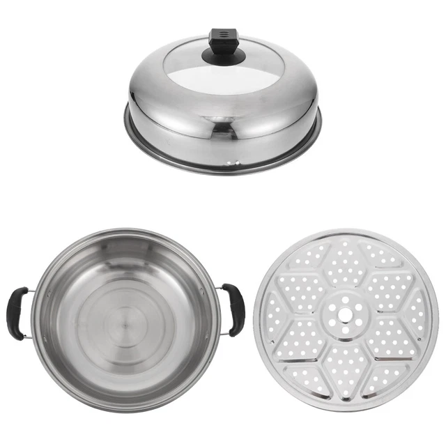 VAPORIZZATORE ACCIAIO INOX Pentola Cesto Vapore Vaporizzatore Verdure - Foto 8