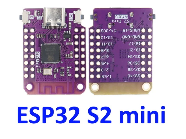 ESP32 S2 MINI WROVER WROOM Wemos D1 Bluetooth WIFI HOME ASSISTANT ...