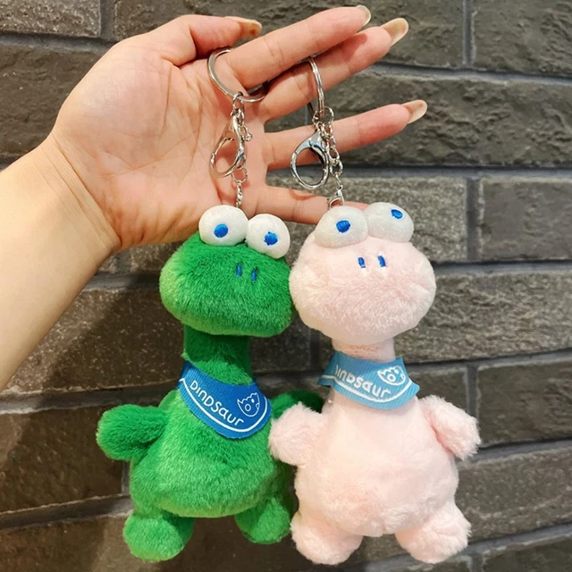 Plush Stuffed Dinosaur Doll Keychain Cloth Doll Soft Plush Toy Pendant Keyring