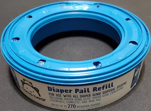 Mama Bear Diaper Pail Refill for Diaper Genie - 1 Pack (270 Diapers)