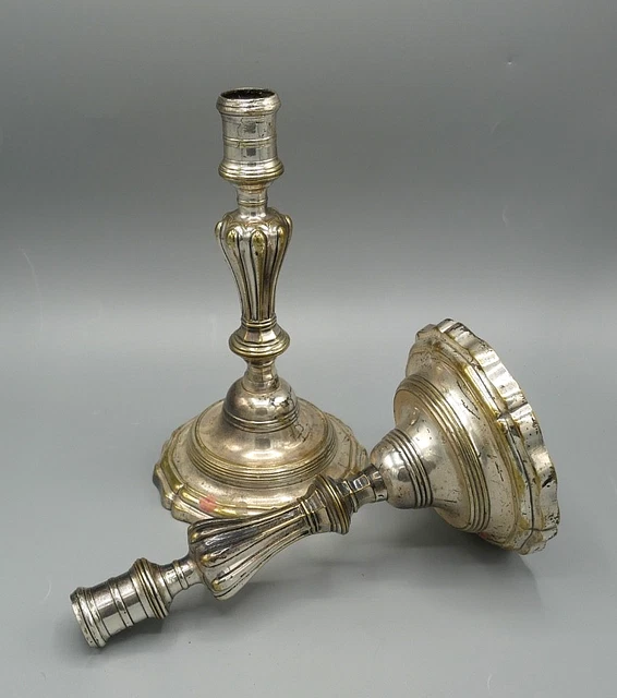 Grand Plateau De Service En Bronze Argenté - Mexique - 30x40 Cm - 1120g - Occasion
