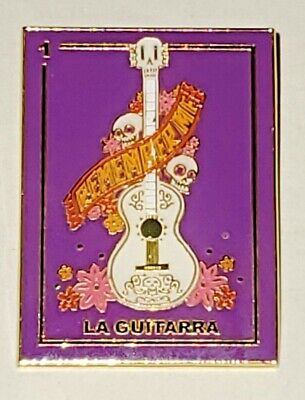 Loungefly Disney Pixar Coco Loteria Cards La Guitarra Blind Box Enamel Pin
