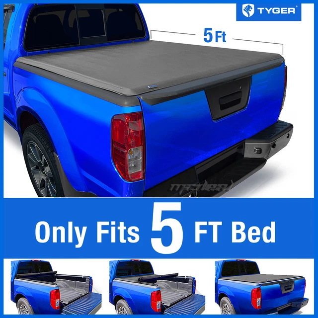 FIT 20222024 NISSAN Frontier 5' Bed Soft Rollup Tonneau Cover TYGER