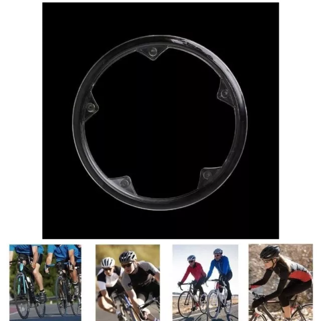 Housse de protection 5 trous pour pédalier de vélo VTT avec design transparent