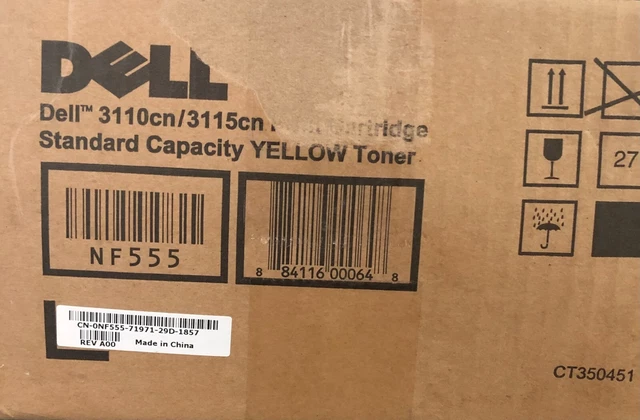 Original Dell Toner for 3110/3115 - 3110cn/3115cn Yellow NF555 Standard Capacity