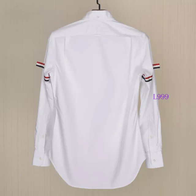 Womens Thom Browne V-neck Long Sleeved Button Shirt 3