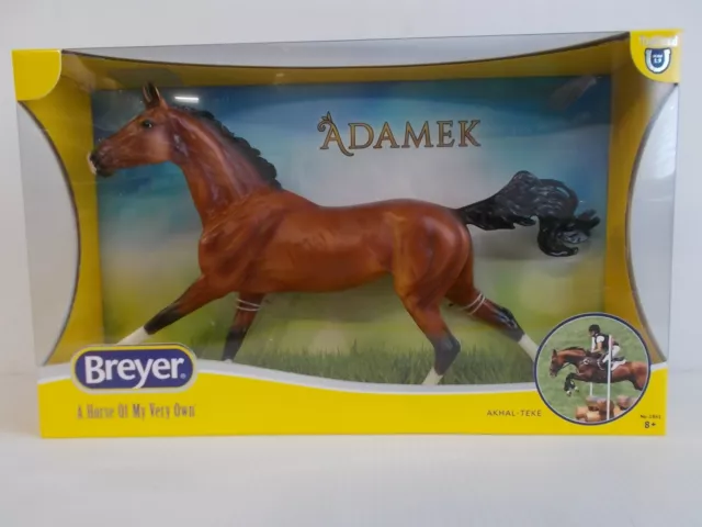 Breyer Model Horses Traditional Size Adamek #1861 Akhal-Teke, Bay, Stallion