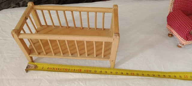 Petit Lit De Poupée Ancien – Métal – Fabrication Française