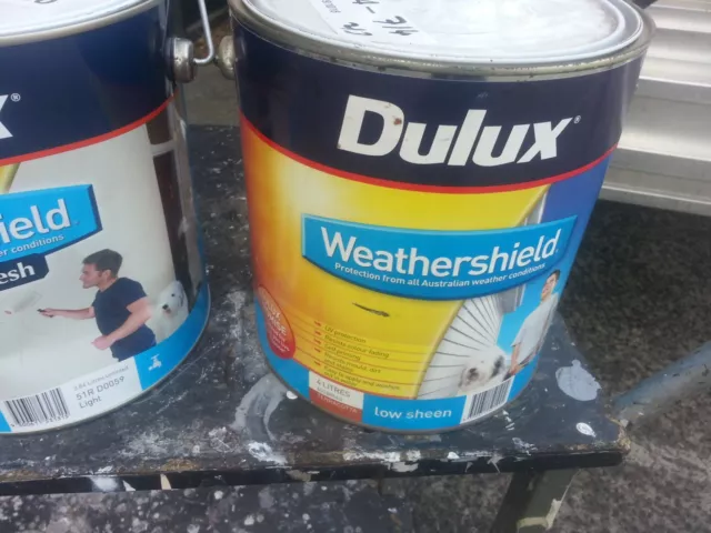 Dulux 4 Litre Weathershield  Exterior  Low/Sheen Teracotta Color Paint