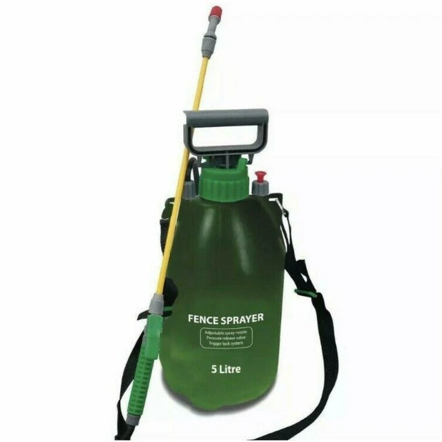 Pistola spruzzatore pompa a pressione 5 L Kingfisher/Ronseal capannone e recinzione giardino vernice legno