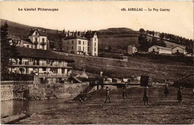 CPA Le Canal Pittoresque AURILLAC Le Puy Courny Cantal (101100)